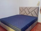 New Queen Size Cushion Divan Bed And Arpico Spring Mattresses .