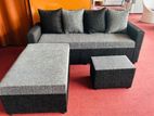 New Qulity Fabric Sofa Set With stool pillow .