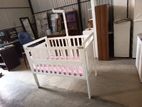 New Qulity White Baby Cot .