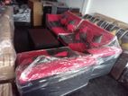 New Red Sofa Set with Stool