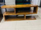 New S Modern Teak TV stand .