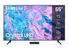 New Samsung 55" inch CU7000 Crystal 4K UHD Smart TV - 2024