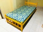 New Single Bed and Mattresses 6*3 Ft