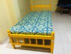 New Single Bed with Mattresses 6*3 Ft