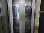 new steel 2 door office cupboard large