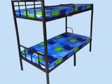 New Steel Bunk Bed (Double) 6 X 3 Ft and Mattress Double Layer A