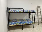 New steel bunk bed with 2 mattress