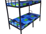New Steel Bunk Bed with Double Layer Mattress 6*3