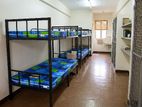 new steel bunk bed with double layer mattress 6*3