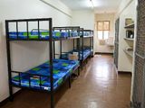 new steel bunk bed with double layer mattress 6*3
