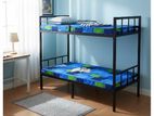 New Steel Bunk Bed with Double Layer Mattress 6*3 Ft