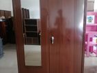 New Steel Wardrobe 6 X 4 Ft Cupboard Mirror large