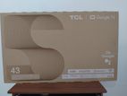 New TCL 43 inch Smart (Google) LED Frameless Full HD TV