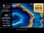 New TCL 55" 4K UHD HDR LED Google TV (55C6KS) Model