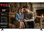New TCL 55'' 4K Ultra HD Google TV