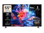 New TCL 55 inch 4K UHD HDR LED Frameless Google TV (P6K)