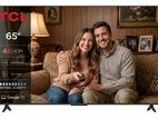 New TCL 65 Inch 4K Ultra HD Google TV - TCL65P6K
