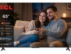 New TCL 65"4K UHD Google TV - TCL65P6K