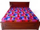 New Teak 6*5 (72*60) Queen Box Bed And DL Mattresses