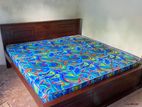 New Teak 6*6 (72"*72") King Box Bed With Arpico Spring Mattresses .