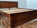 New Teak 6x5ft Queen Box Bed 011