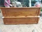 New Teak 6x6ft King Box Bed 011