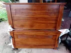 New Teak 72 X36 Single Box Bed - 0125