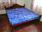New Teak 72 X72 King Arch Bed with Dl Mattress