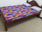 New Teak 72X36 Single Arch bed with DL Mattress - 002