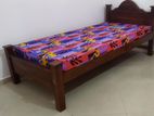 New Teak 72X36 Single Arch Bed With Double Layer Mattresses 0826