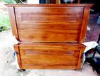 New Teak 72x36 Single Box Bed