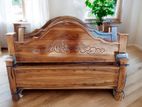 New Teak 72x48 Arch Bed