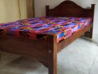 New Teak 72x48 Arch Bed With Double Layer Mattresses 007