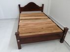 New Teak 72X48 Arch Double Bed