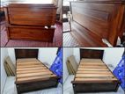 New Teak 72x48 Box Bed