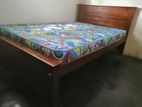 New Teak 72x48 Box Bed with Arpico Hybrid Mattresses