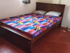 New Teak 72x48 Box Bed With Double Layer Mattresses