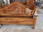New Teak 72X48 Double Arch Bed
