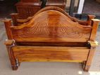 New Teak 72X48 Double Arch Bed