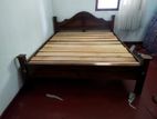 New Teak 72x60 Arch Queen Bed