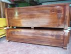 New Teak 72x60 Box Bed