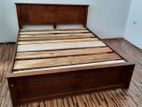 New Teak 72x60 Box Queen Bed