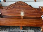 New Teak 72x60 Queen Arch Bed 001