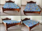 New Teak 72x60 Queen Arch Bed