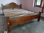 New Teak 72x60 Queen Arch Bed