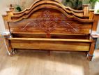 New Teak 72x60 Queen Arch Bed