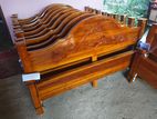 New Teak 72x60 Queen Arch Bed