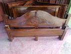 New Teak 72x60 Queen Arch Bed