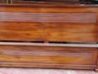 New Teak 72x60 Queen Box Bed 003