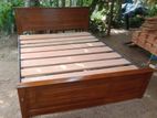 New Teak 72X60 Queen Box Bed 124